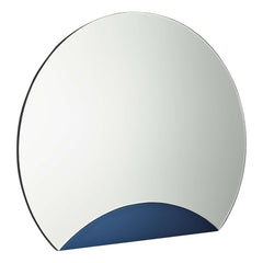 Rise Mirror With Blue Panel Detail 60 x 70cm