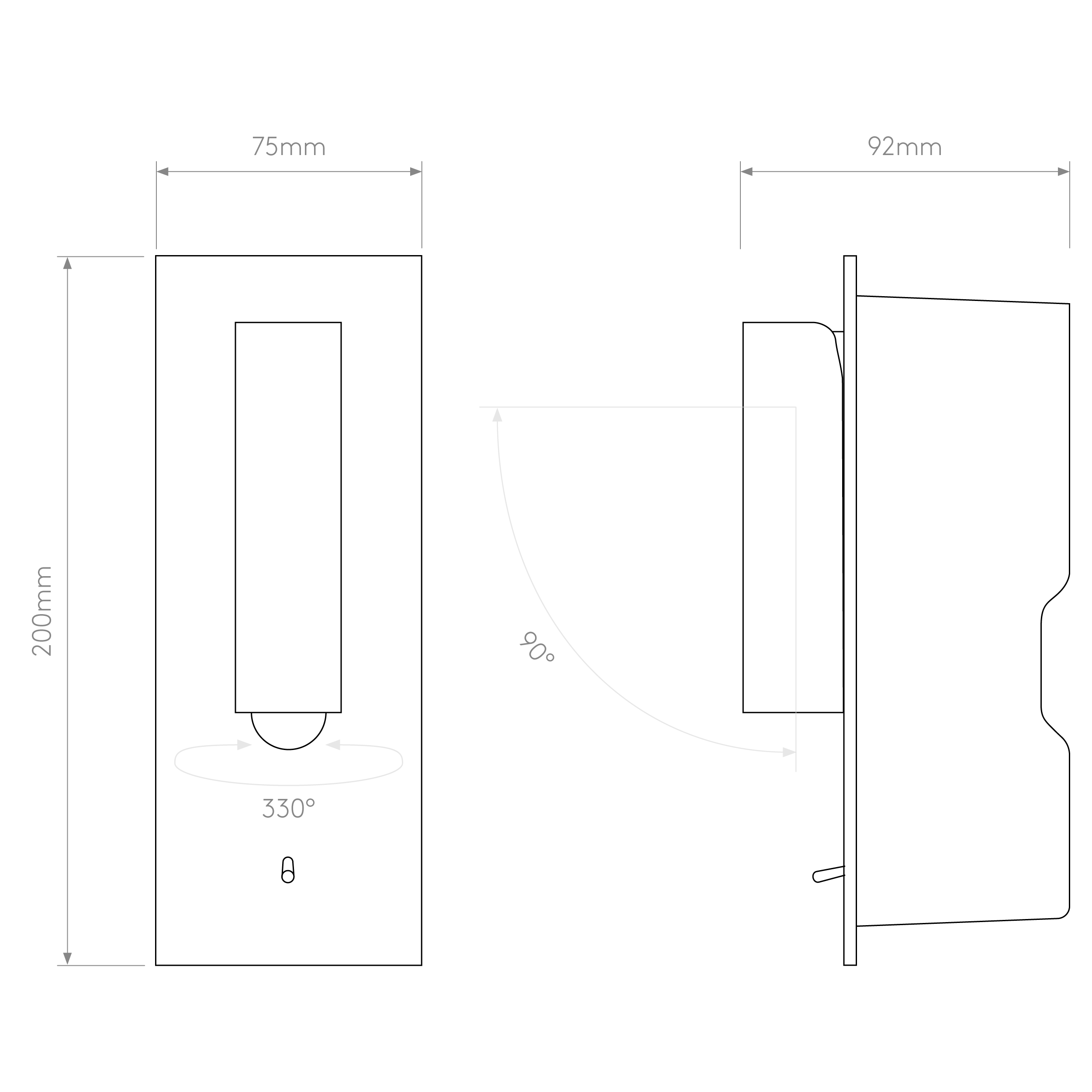 Fuse 3 Toggle Reading Lights - Various Finishes