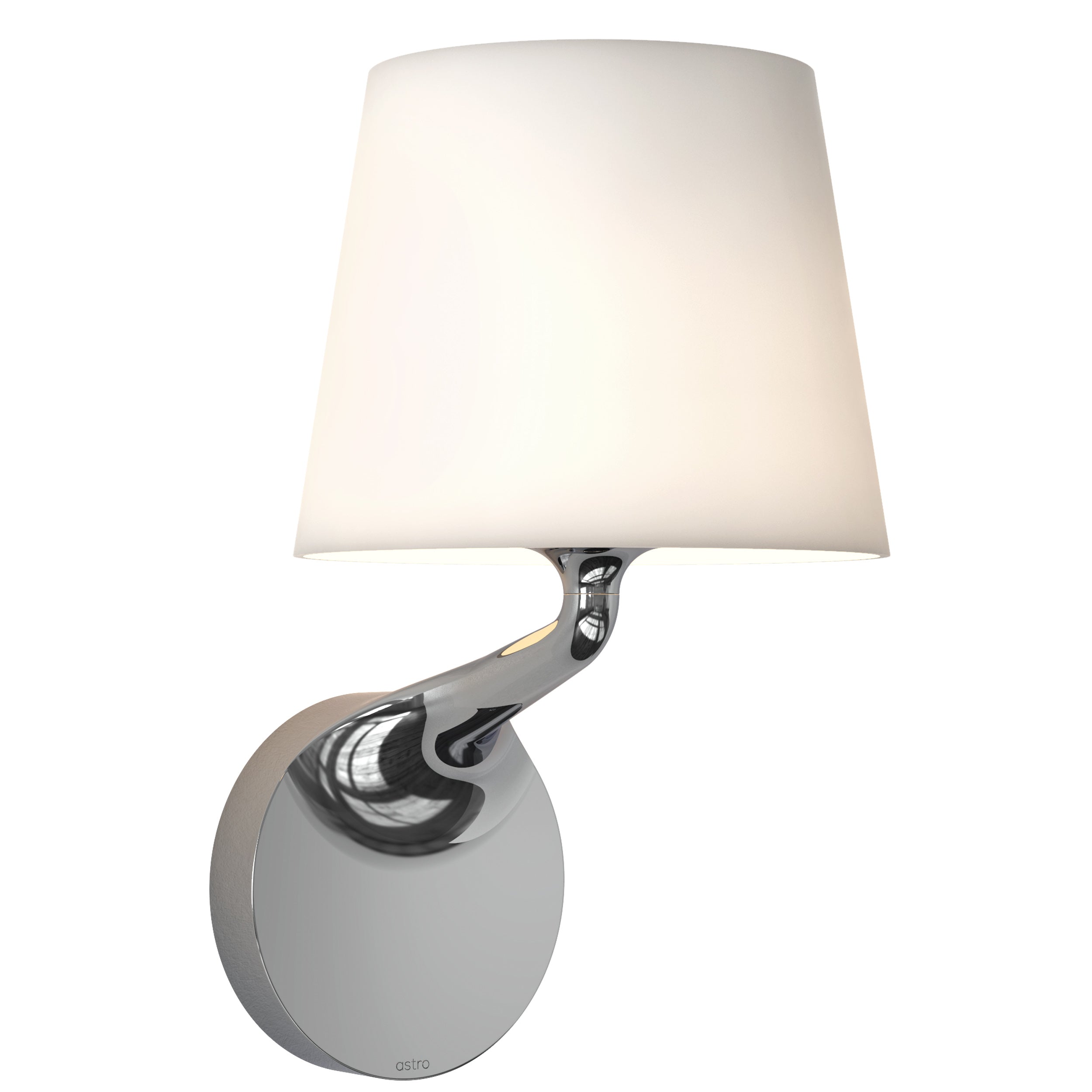 Millie Bathroom Wall Light- Polished Chrome/ Matt Black