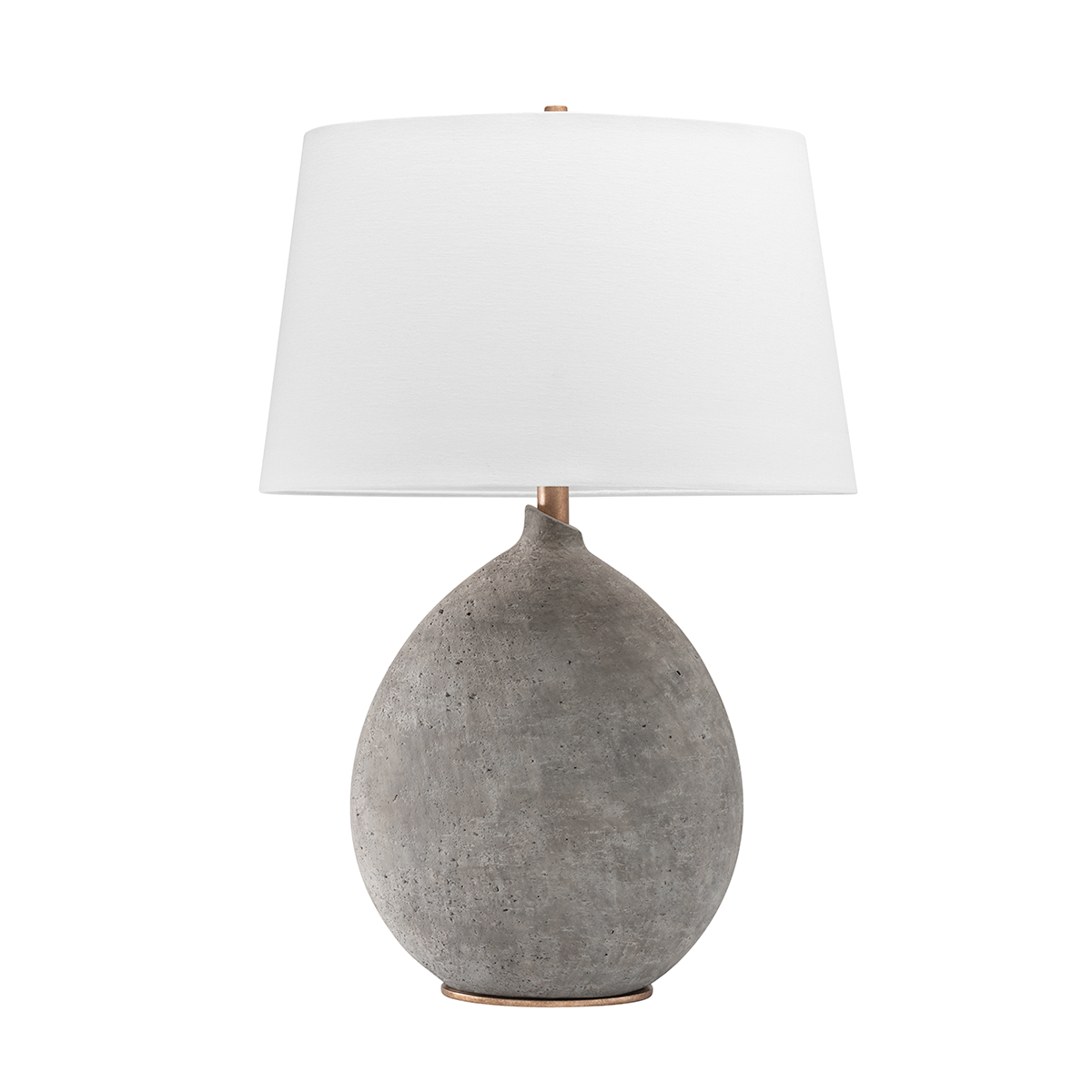 Denali 1Lt Table Lamp Gray Ceramic