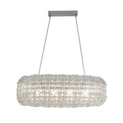 4Lt Pendant Clear Acrylic Tiles