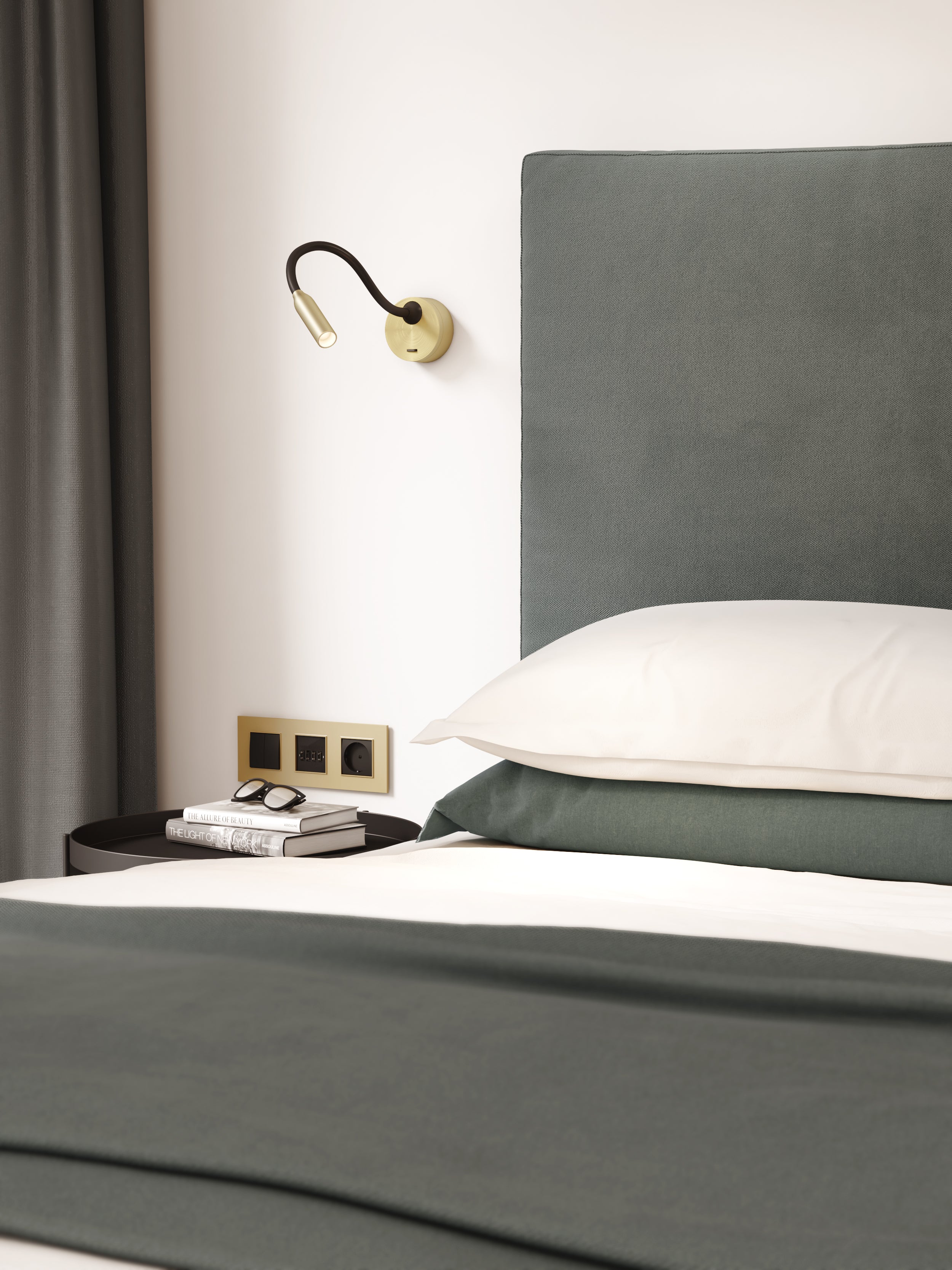 Lucca Surface Reading Light- Various Colors