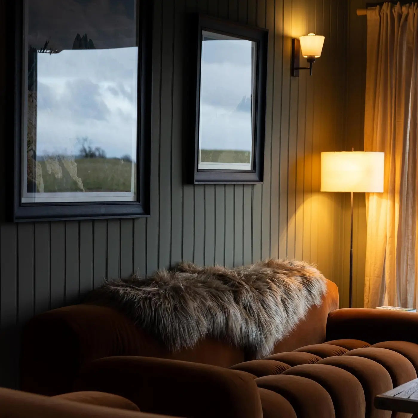 Henley Floor Lamp- Brass/ Bronze Base