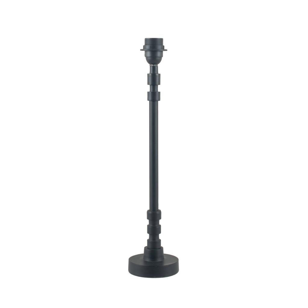 Rhode Matt Black Stick Metal Table Lamp  - Base Only