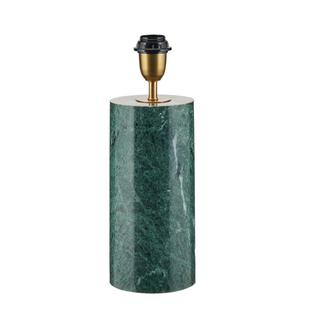 Kiorini Marble Table Lamp Base Only- Green & White