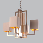 Arden Antique Brass Finish Chandelier E14