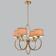 Cygnus 4 Arm Chandelier E14