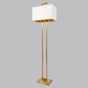 Ember Antique Brass Floor Lamp E14
