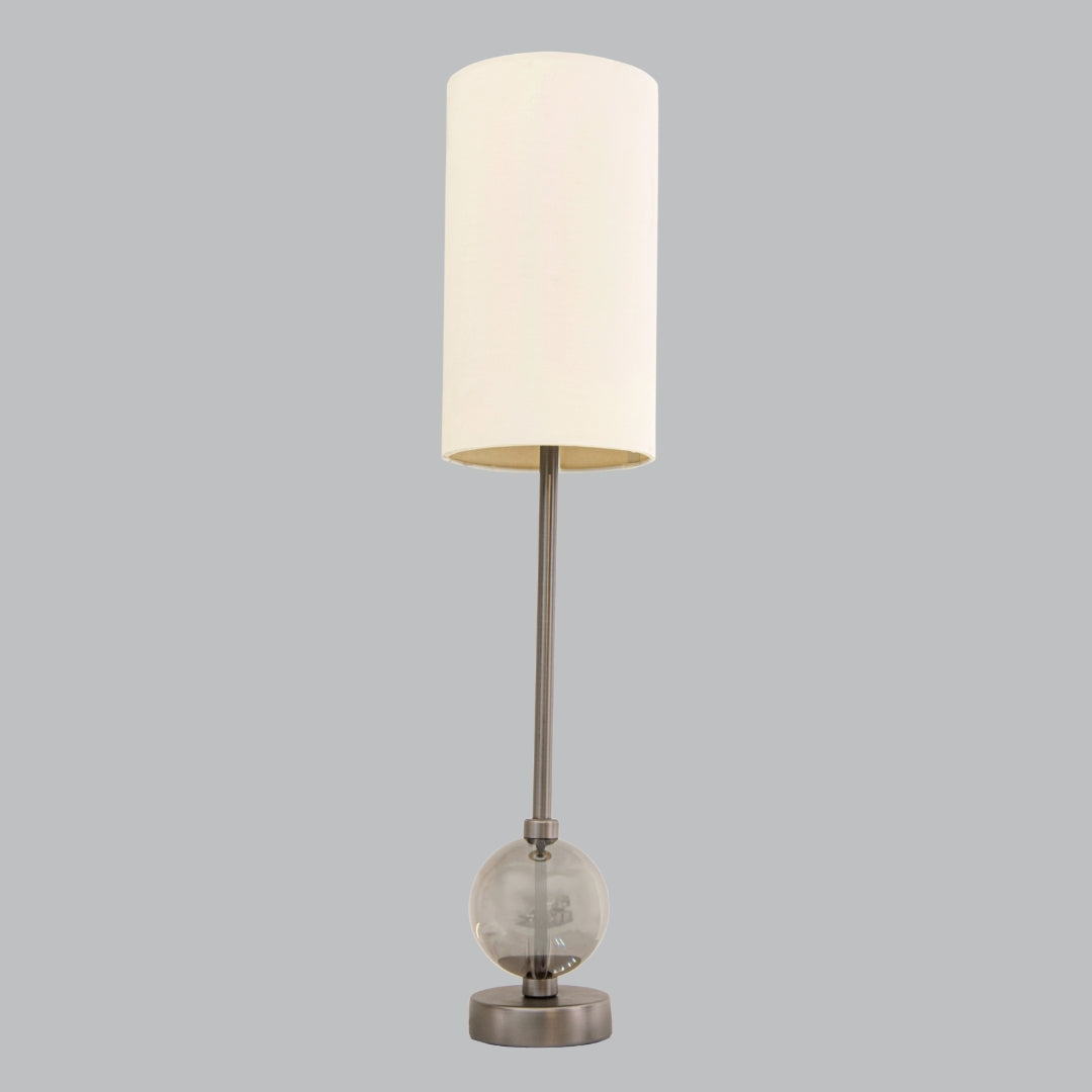Mistral Marble Table Lamp Brass/Gun Metal E14