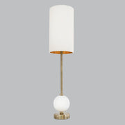Mistral Marble Table Lamp Brass/Gun Metal E14