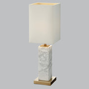 Pax White/Black Marble Table Lamp E14