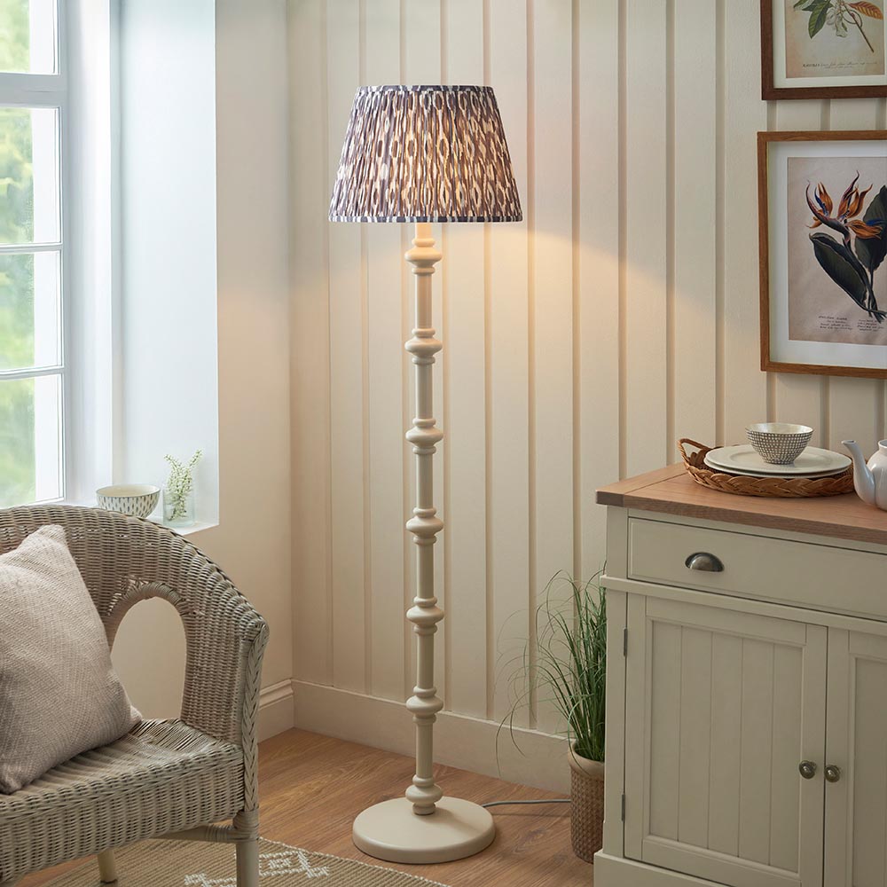 Nivara Ikat Floor Lamp In Various Finish B22