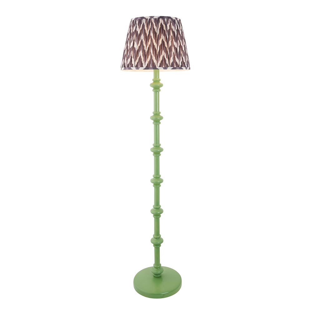 Nivara Zigzag Floor Lamp In Various Finishes B22