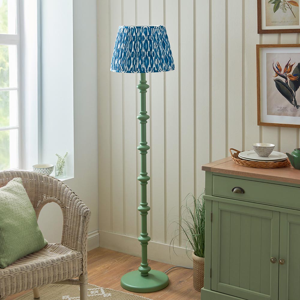 Nivara Ikat Floor Lamp In Various Finish B22