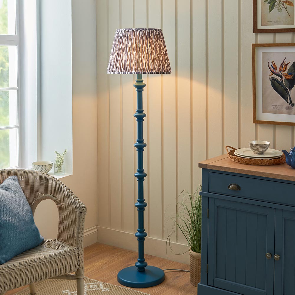 Nivara Ikat Floor Lamp In Various Finish B22