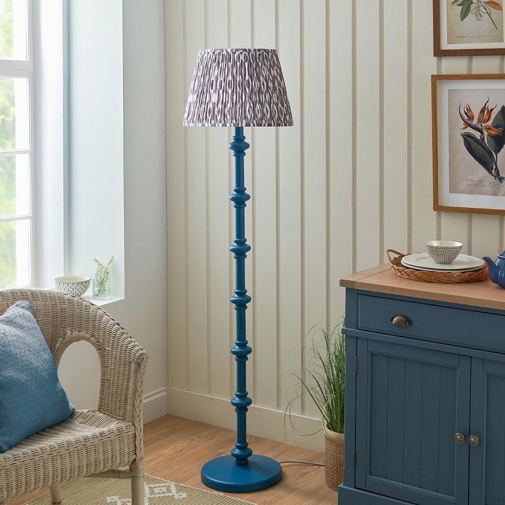 Nivara Ikat Floor Lamp In Various Finish B22