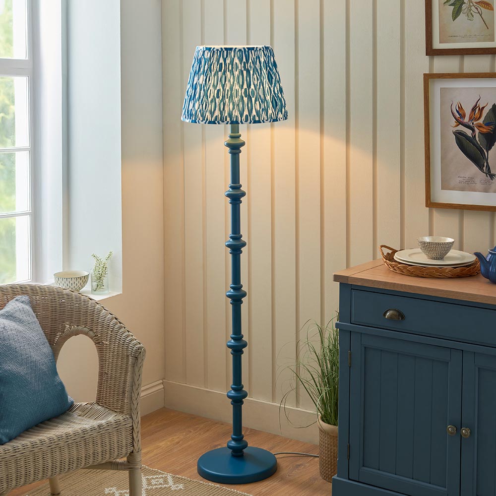 Nivara Ikat Floor Lamp In Various Finish B22