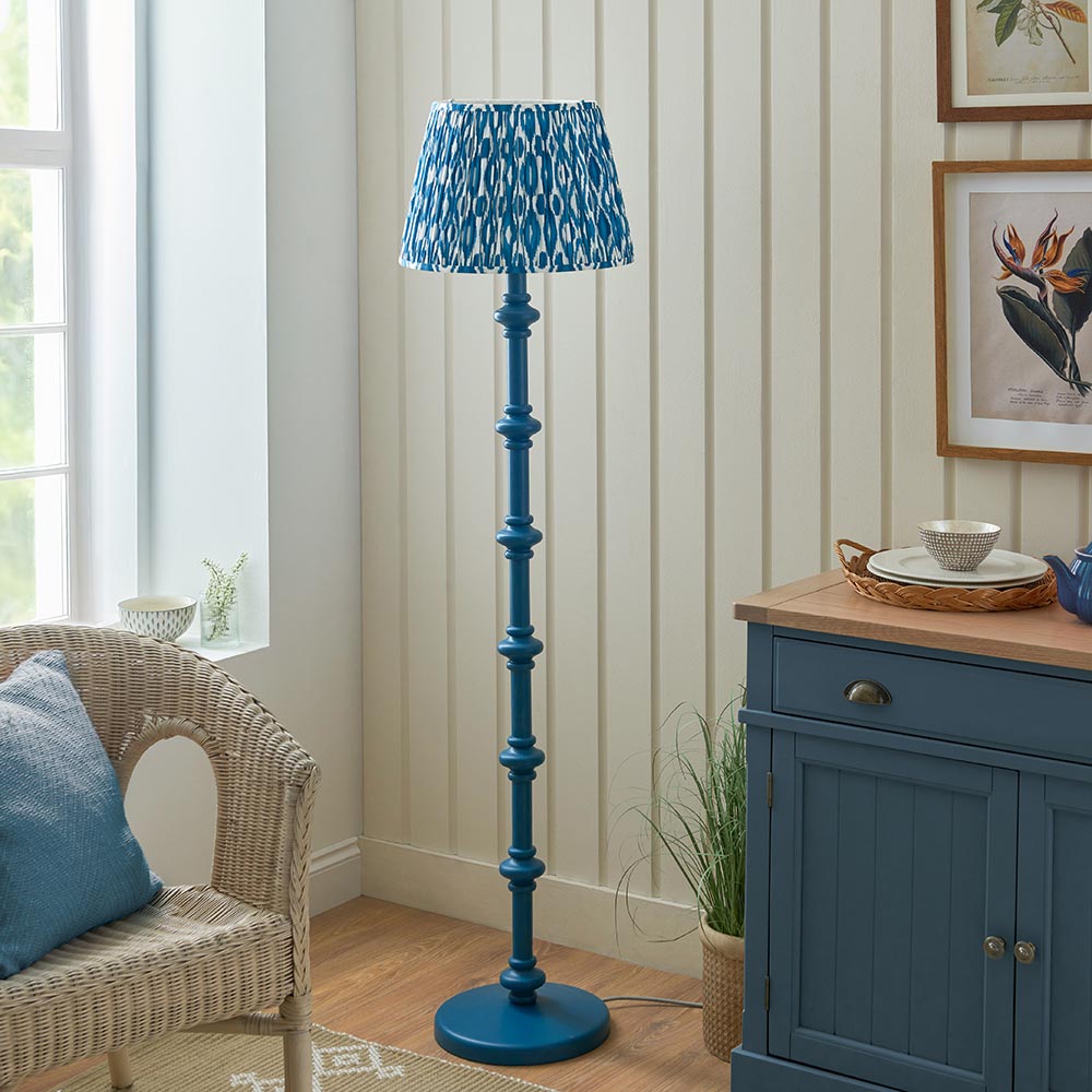 Nivara Ikat Floor Lamp In Various Finish B22