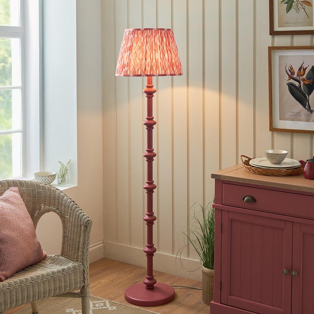 Nivara Ikat Floor Lamp In Various Finish B22