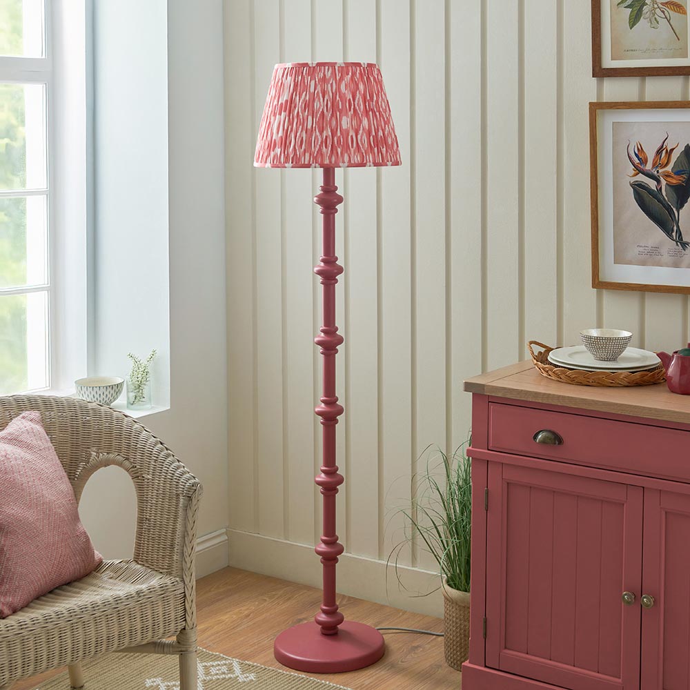 Nivara Ikat Floor Lamp In Various Finish B22