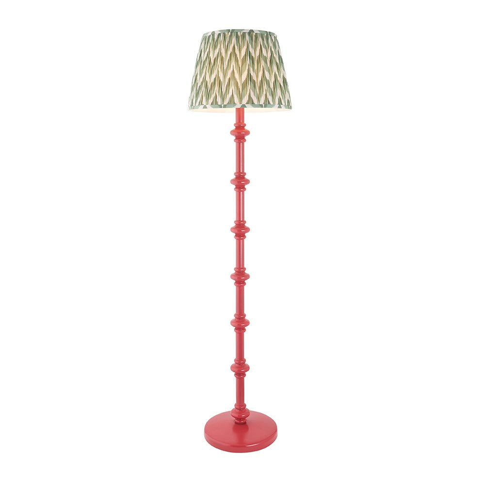 Nivara Zigzag Floor Lamp In Various Finishes B22