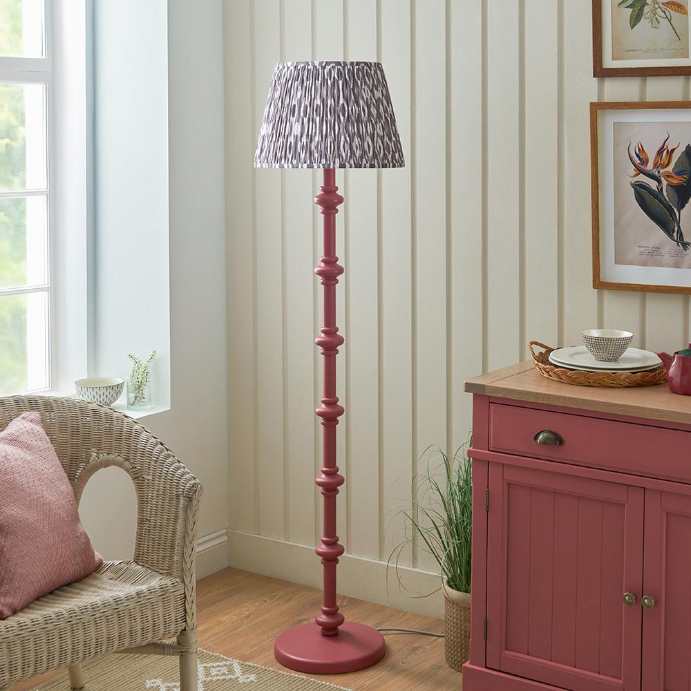 Nivara Ikat Floor Lamp In Various Finish B22