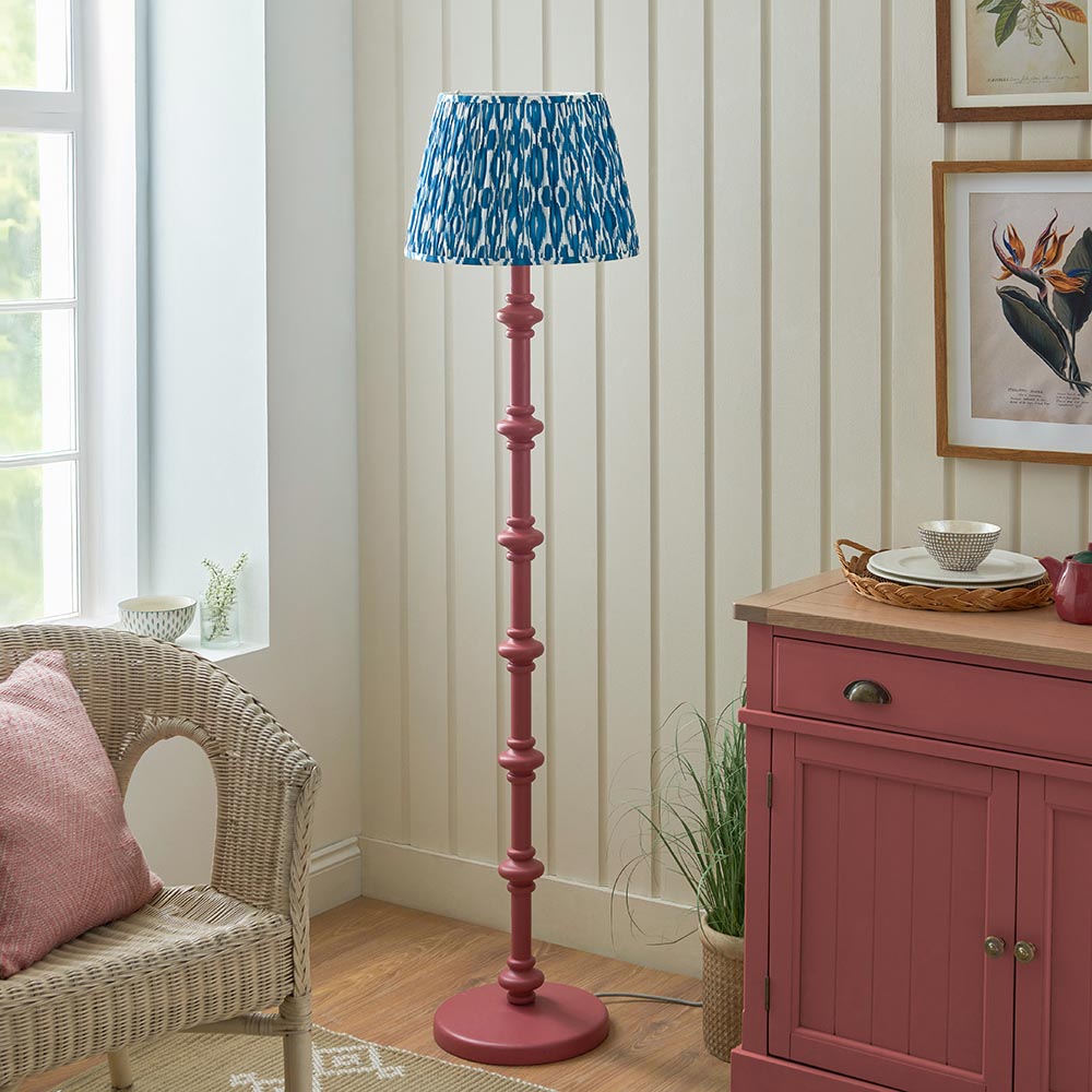 Nivara Ikat Floor Lamp In Various Finish B22