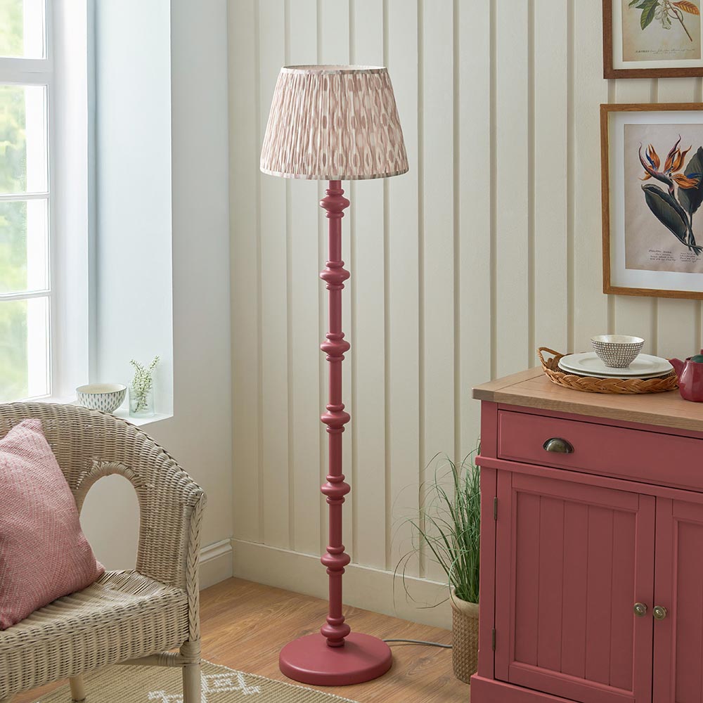Nivara Ikat Floor Lamp In Various Finish B22
