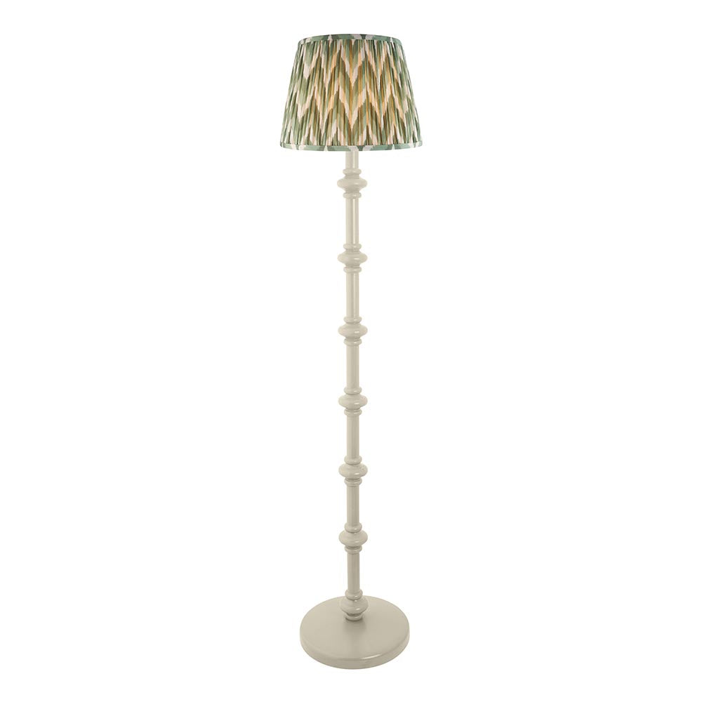 Nivara Zigzag Floor Lamp In Various Finishes B22