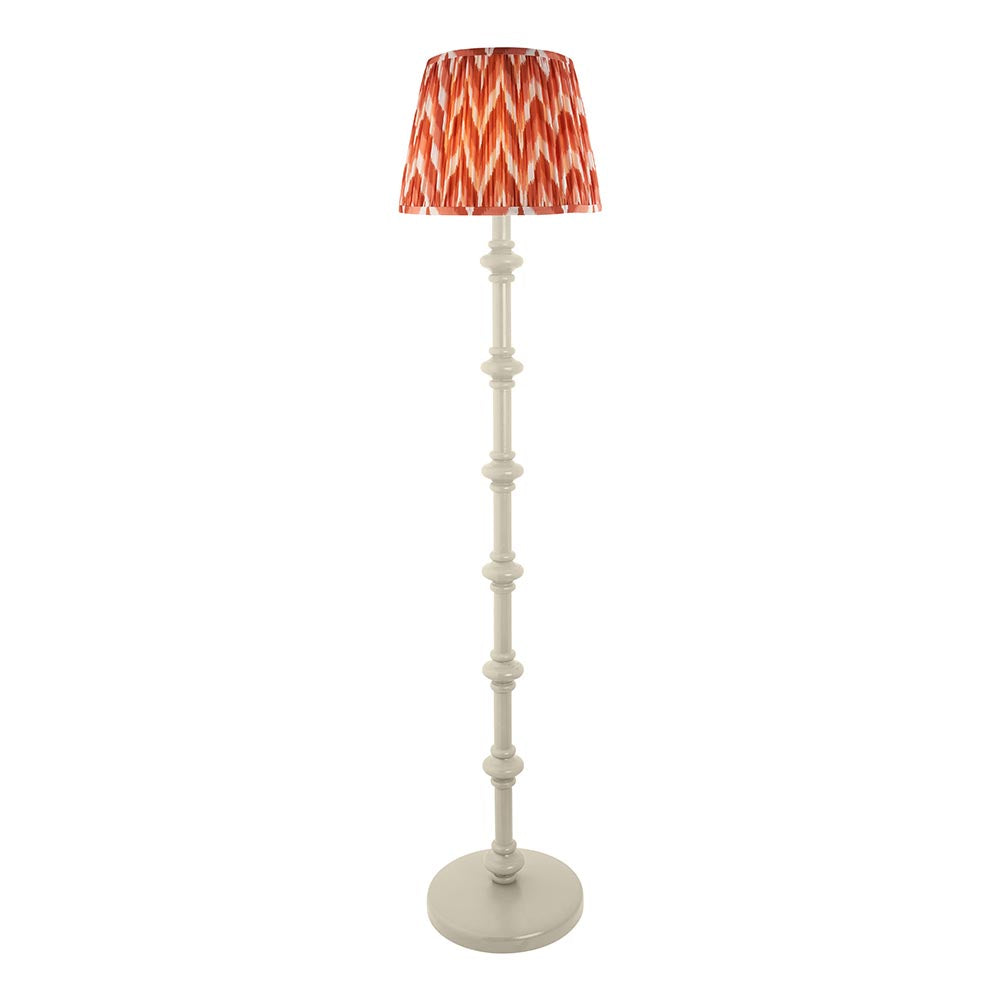 Nivara Zigzag Floor Lamp In Various Finishes B22
