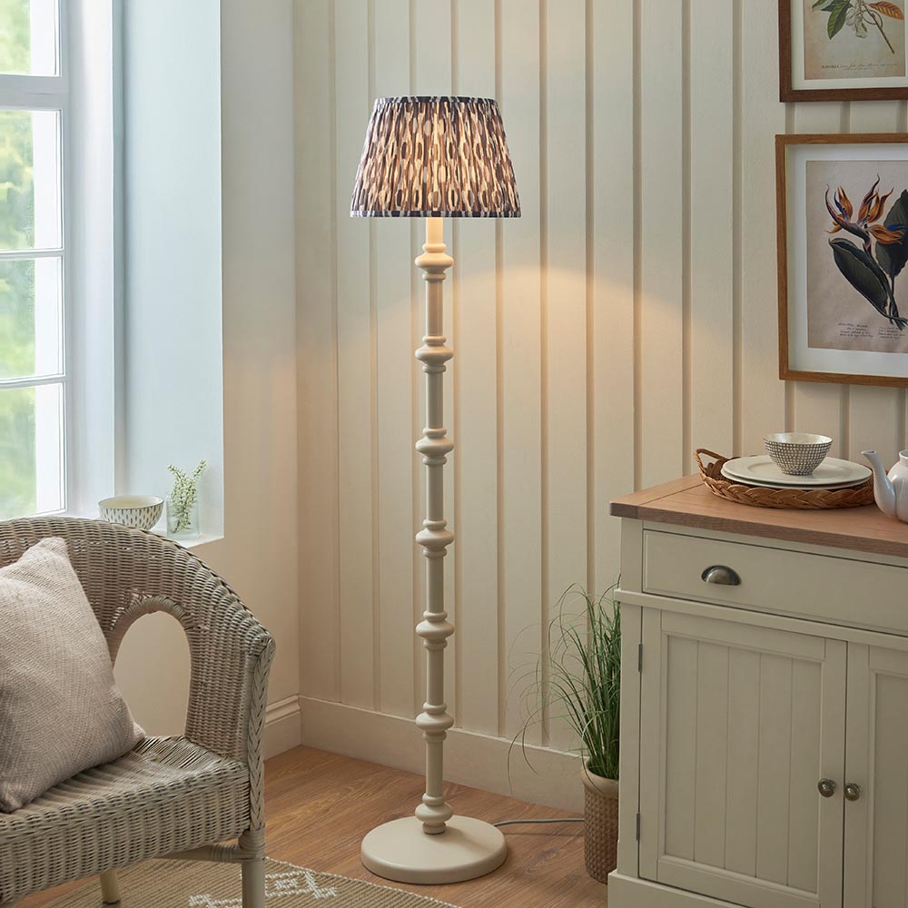 Nivara Ikat Floor Lamp In Various Finish B22