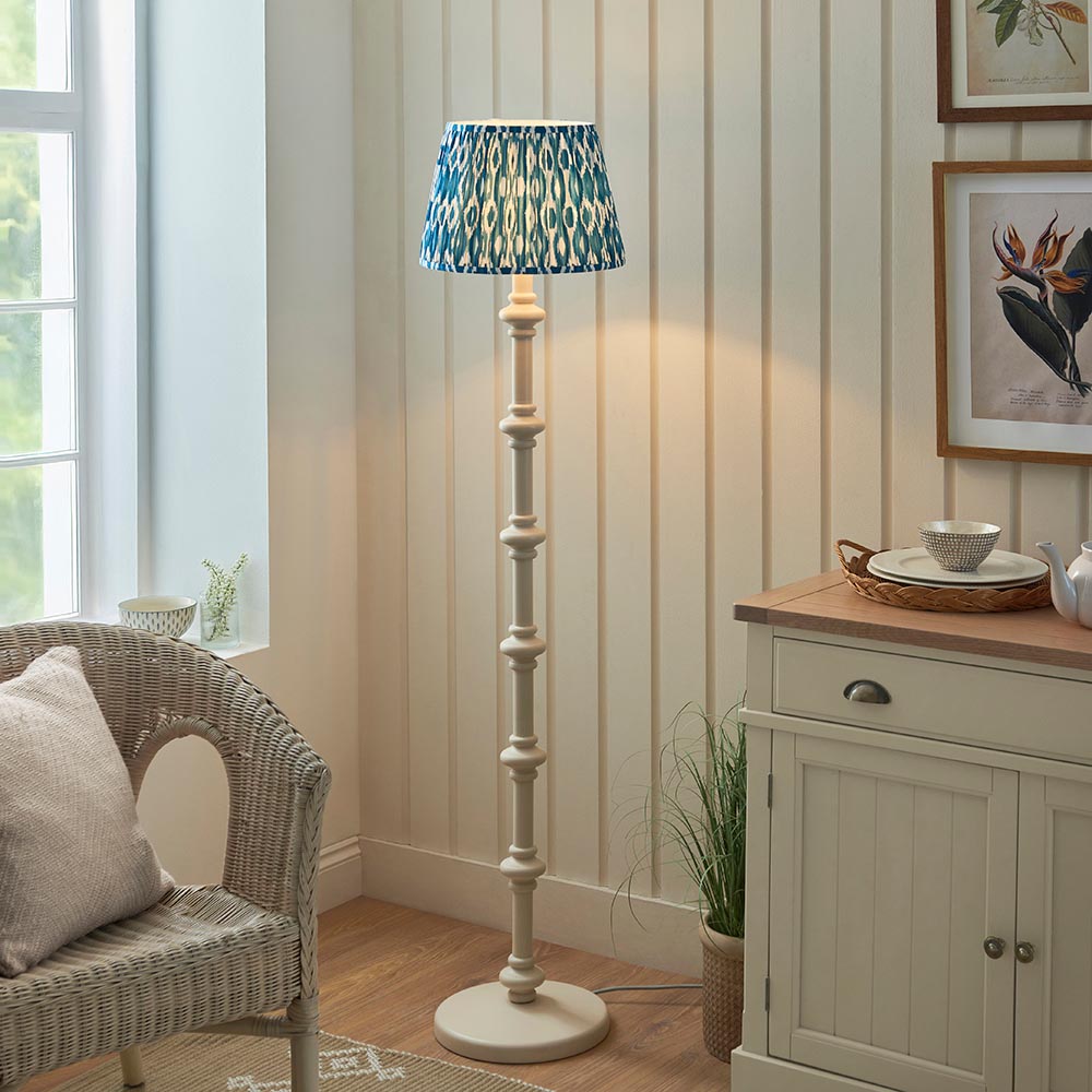 Nivara Ikat Floor Lamp In Various Finish B22