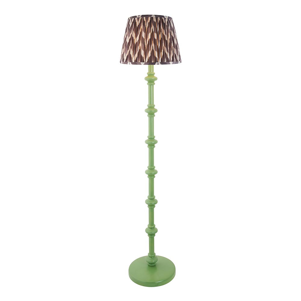 Nivara Zigzag Floor Lamp In Various Finishes B22