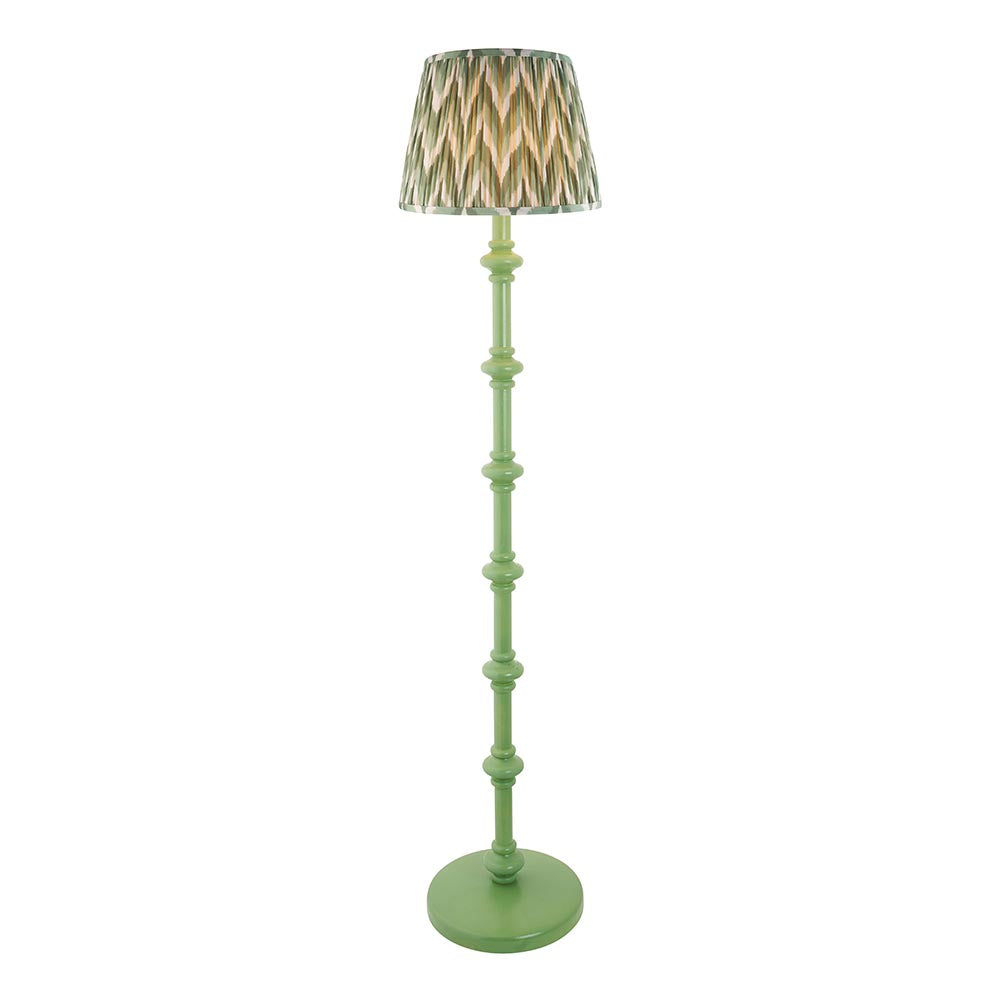 Nivara Zigzag Floor Lamp In Various Finishes B22