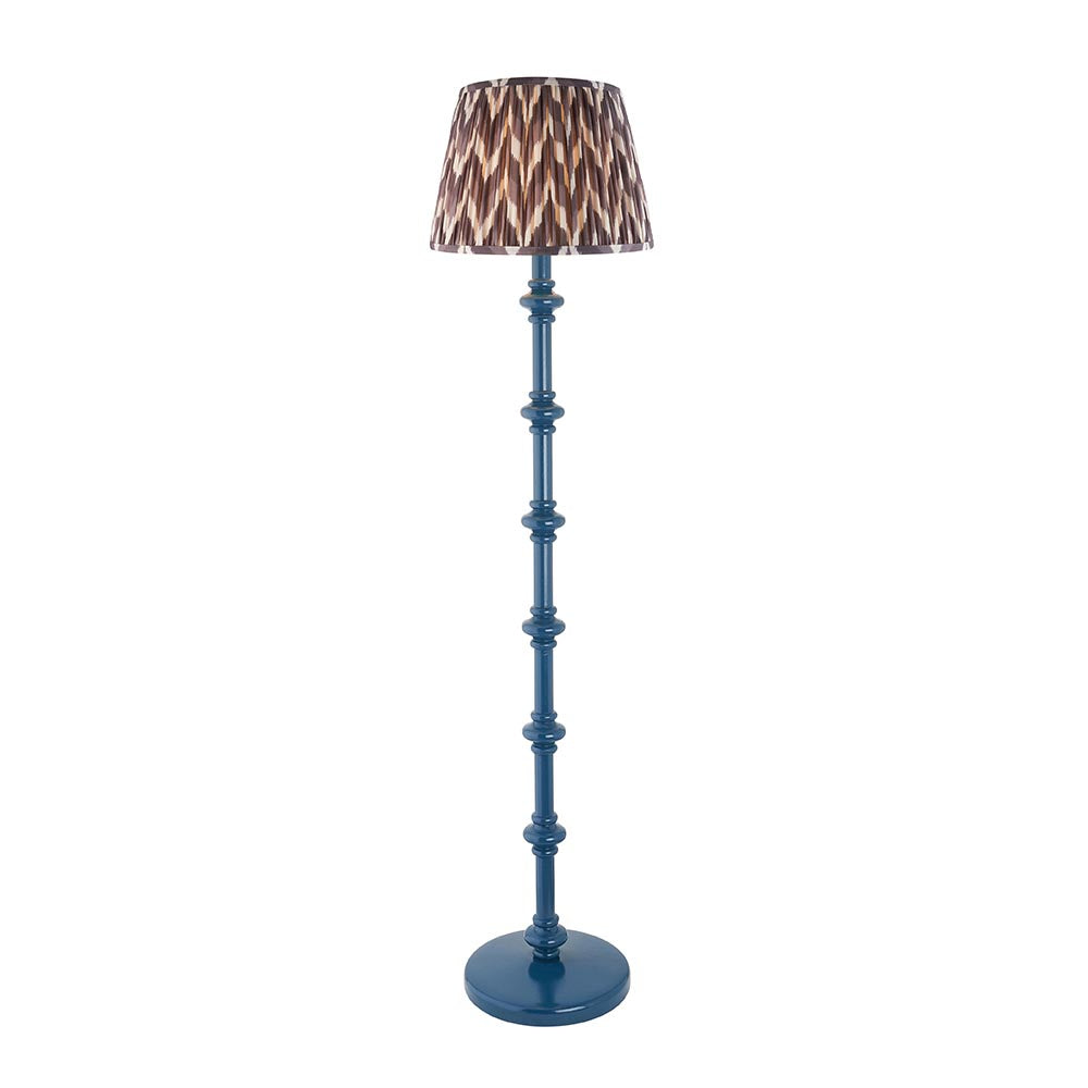 Nivara Zigzag Floor Lamp In Various Finishes B22