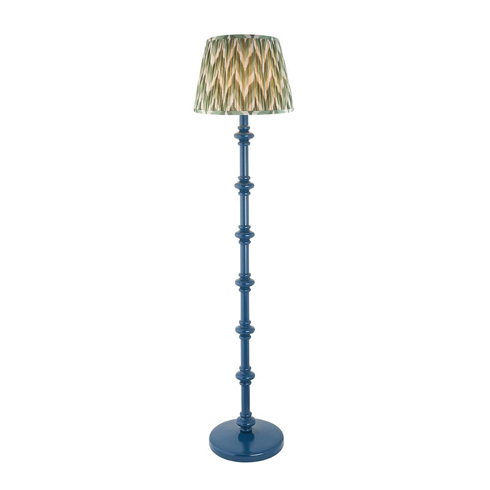 Nivara Zigzag Floor Lamp In Various Finishes B22