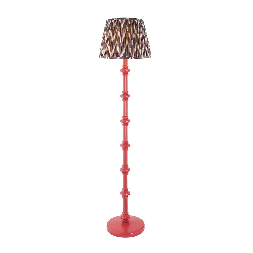 Nivara Zigzag Floor Lamp In Various Finishes B22