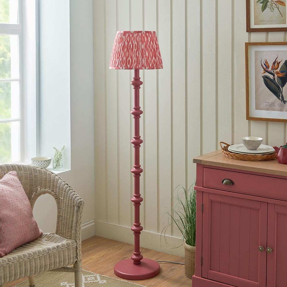 Nivara Ikat Floor Lamp In Various Finish B22