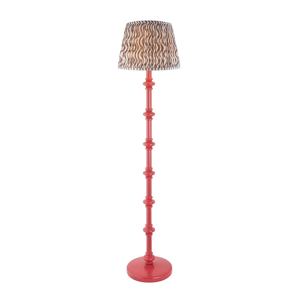 Nivara Ripple Floor Lamp In Various Finishes B22