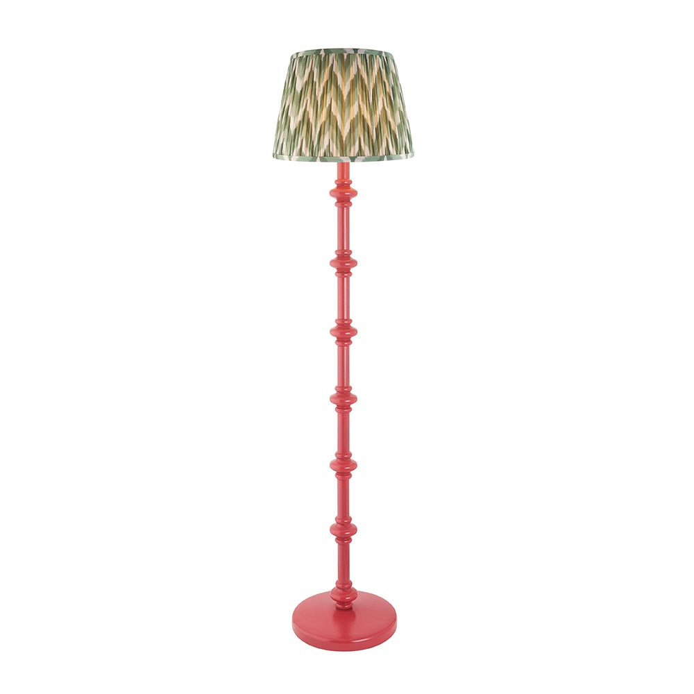 Nivara Zigzag Floor Lamp In Various Finishes B22