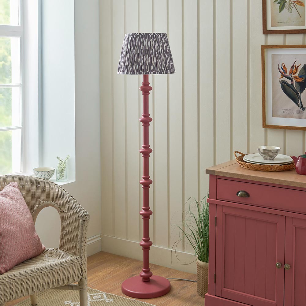 Nivara Ikat Floor Lamp In Various Finish B22
