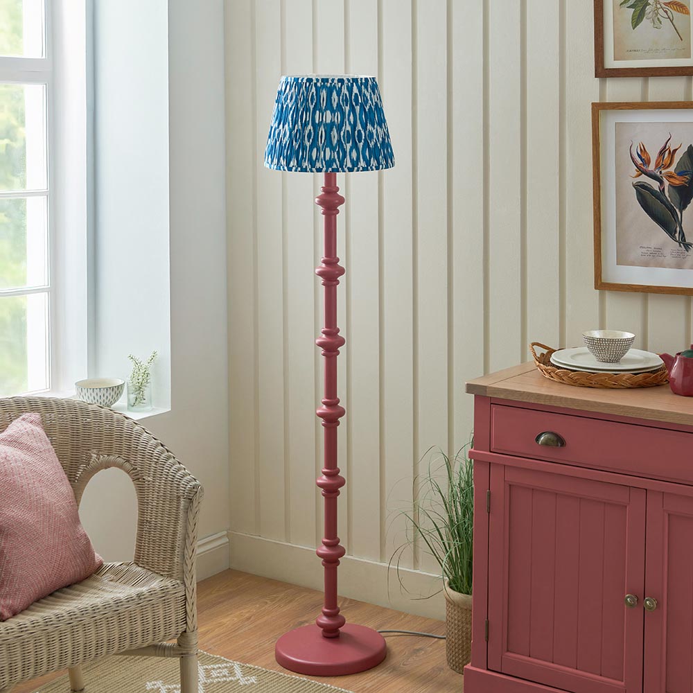 Nivara Ikat Floor Lamp In Various Finish B22