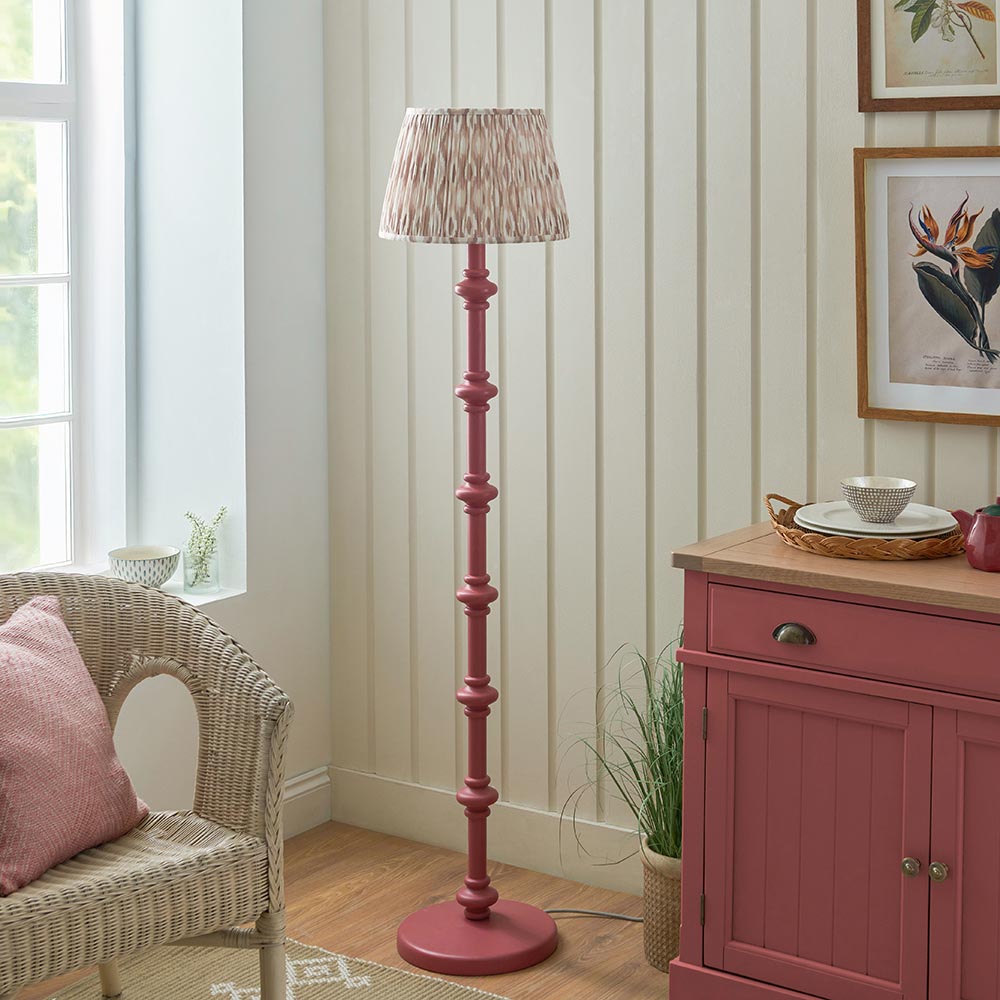 Nivara Ikat Floor Lamp In Various Finish B22