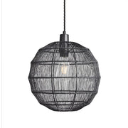 Sleek Handcrafted Wire Cage Pendant Light