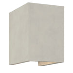 Oslo 120/160 LED Coastal Outdoor Up/Down Wall Light IP65 - Matt Concrete