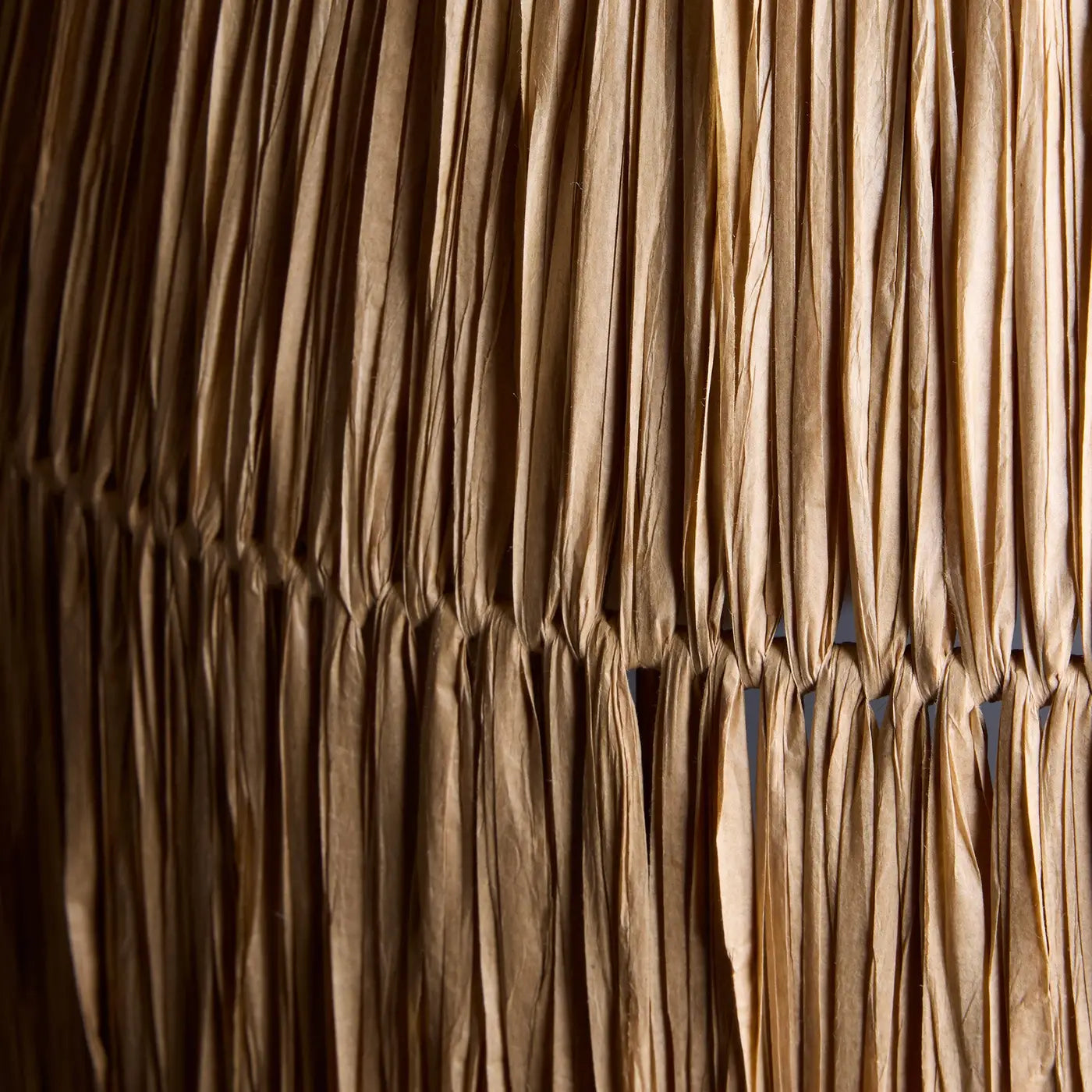 Raffia Ceiling Pendant Light - Globe/ Cone/ Bell - Natural