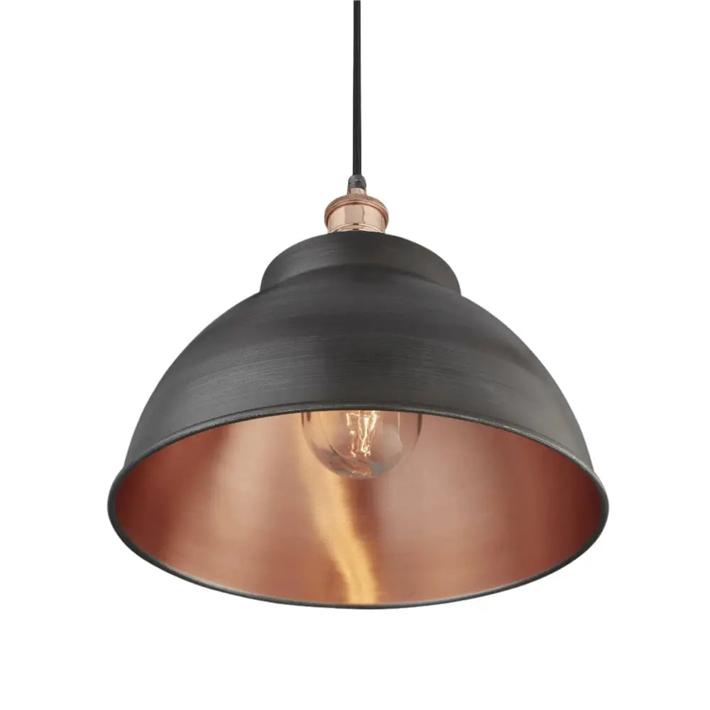 Brooklyn Outdoor & Bathroom Dome Pendant - 13 Inch- Various Finishes