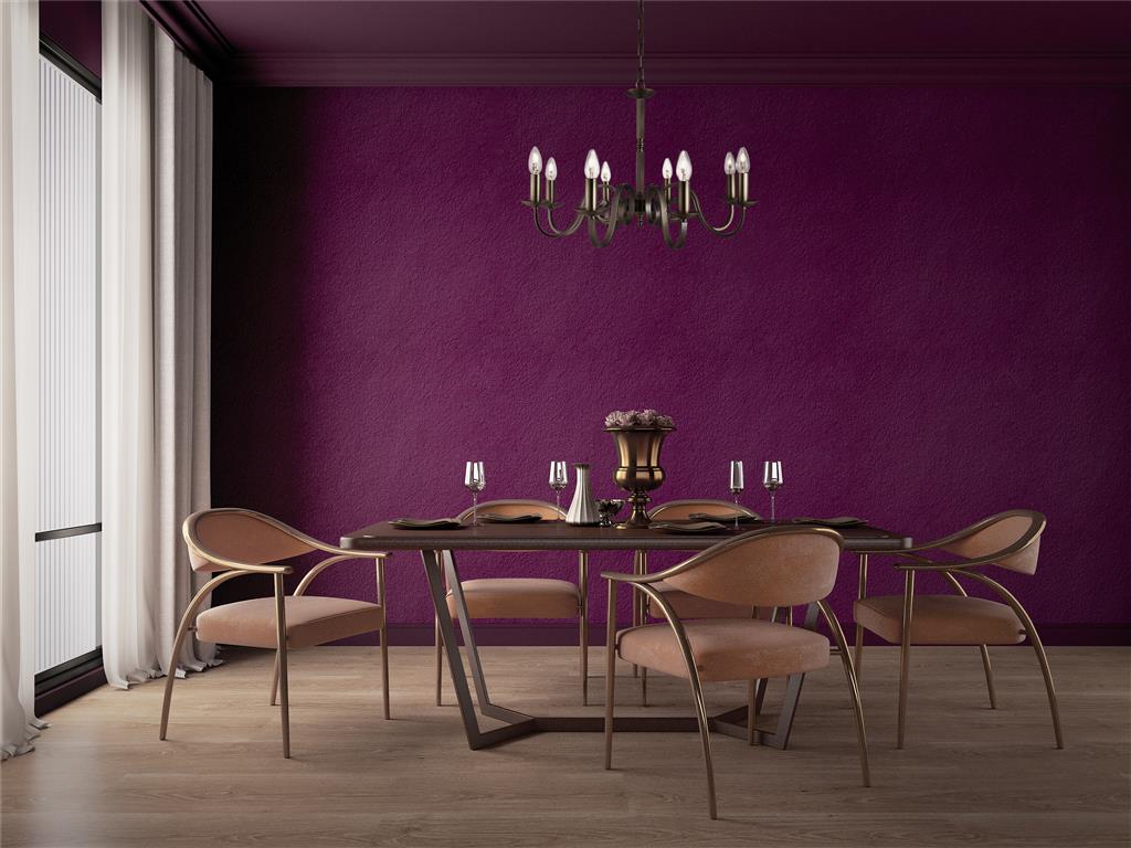 Richmond 5/8Lt Multi-Arm Pendant - Antique Brass/Satin Silver Metal