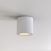 Kos Textured Black Flush Light