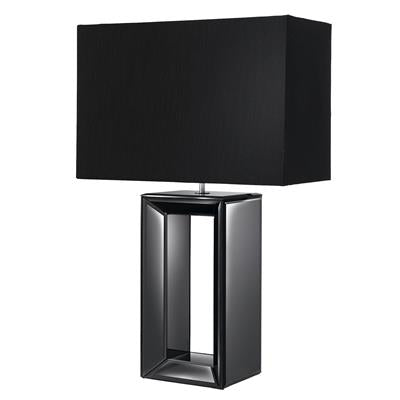 Mirror Table Lamp - White/Black